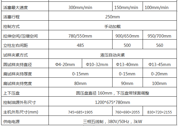 300KN/30噸萬能材料試驗(yàn)機(jī)